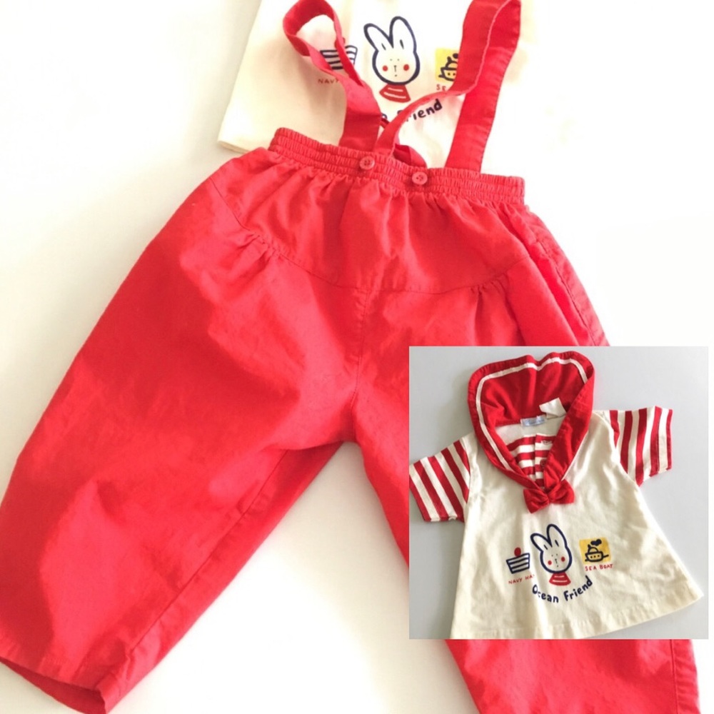 Vintage preppy French brand baby bundle unisex 6-9 months Like New condition - Picture 1 of 9